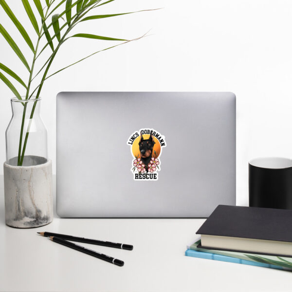 Black Crop Dobie Bubble-free stickers - Image 6