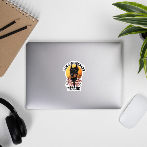 Black Crop Dobie Bubble-free stickers - Image 7