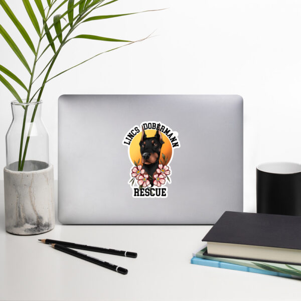 Black Crop Dobie Bubble-free stickers - Image 8