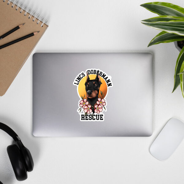 Black Crop Dobie Bubble-free stickers - Image 9