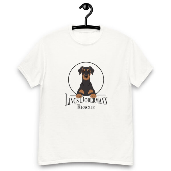 Lincs Dobermann Rescue Mens Classic Tee Shirt - White