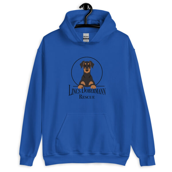 Lincs Dobermann Rescue Hoodie - Royal Blue