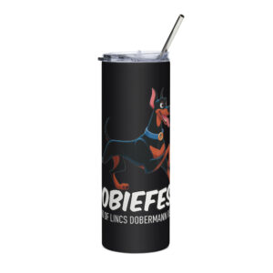 Dobiefest Stainless steel tumbler