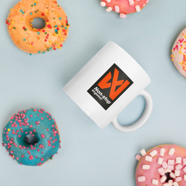 Dobiefest White glossy mug - Image 3